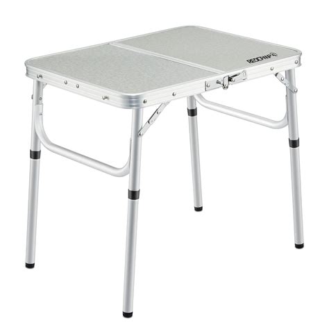 Galleon Redcamp Small Folding Table Adjustable Height 236x157x10