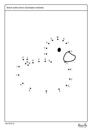 Außerdem geht es schon in den zahlenraum über 30. Buchstaben verbinden - Kiwole - Kinder wollen lernen