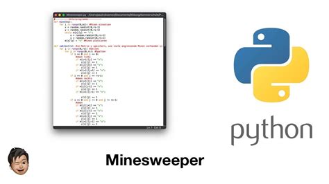 Minesweeper In Python Programmieren Python Tutorial 12 Serverpaul