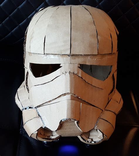 Cardboard Stormtrooper Helmet 7 Steps With Pictures Instructables