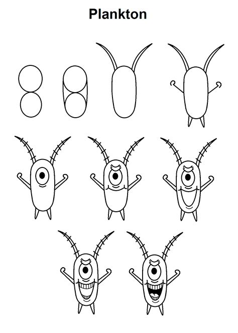 How To Draw Zooplankton Leevancleeffinger