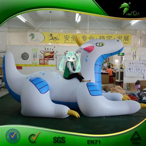 Inflatable Custom Hongyi Dragon Ride On Sea Dragon Bounce Cartoon Toy