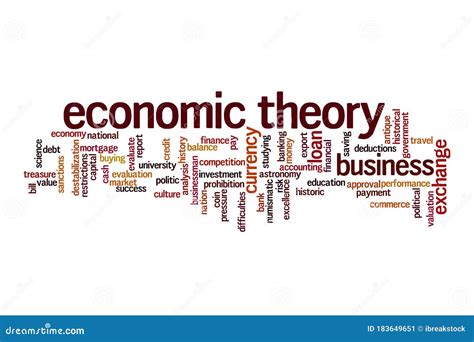 economic theory concept stock illustration illustration of money 183649651