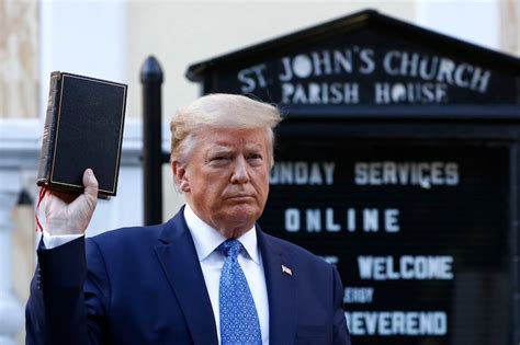 Opinion Trumps Use Of The Bible Was Obscene He Should Try Reading The Words Inside It The