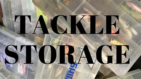 Tackle Storage Cheap - YouTube