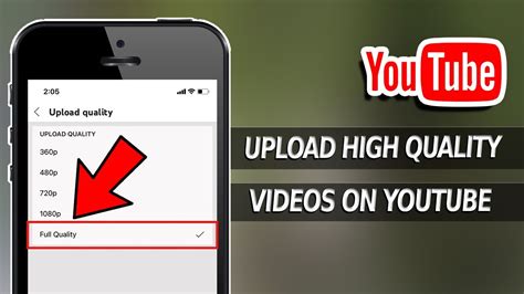 How To Upload High Quality Videos On Youtube Iphone Youtube