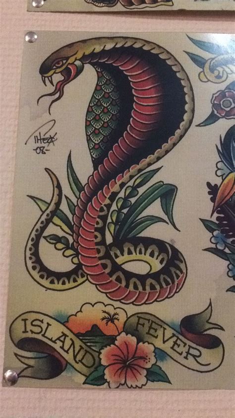 Traditional Snake Tattoo Traditional Tattoo Old School Traditional