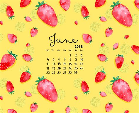 Cute June 2018 Iphone Calendar Calendar Wallpaper June 2019 Calendar