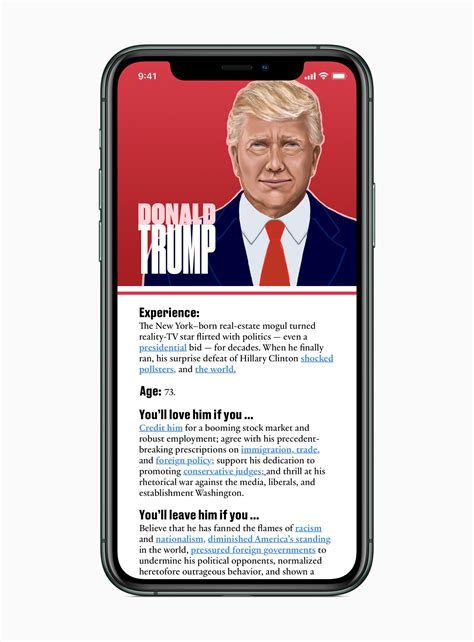 Apple News adds coverage of 2020 US presidential election, including