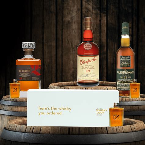 sherry cask scottish whisky tasting pack liquor loot