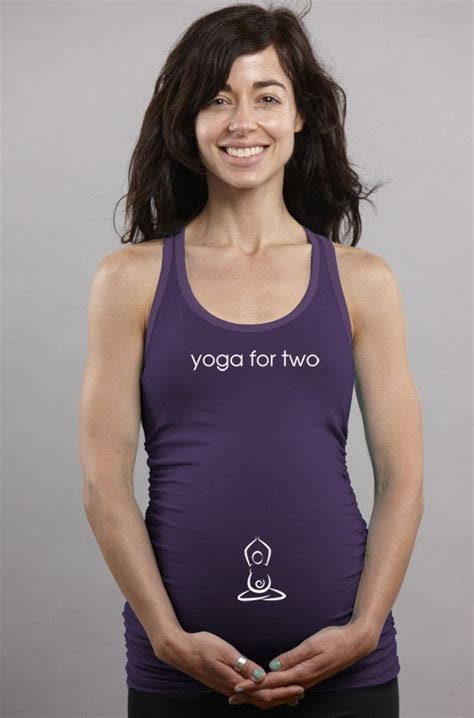 Yoga For Two Racerback Tank Top Maternity Tank Tops Maternity