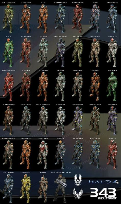 Pin By Darkwolf 363 On Halo Paint Reference Halo Armor Halo 4 Halo