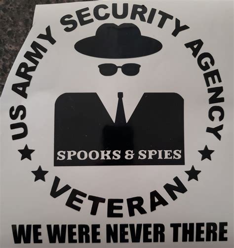 Asa Army Security Agency Decal Etsy