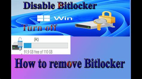 How Disable Bitlocker Encryption In Windows How To Disable And