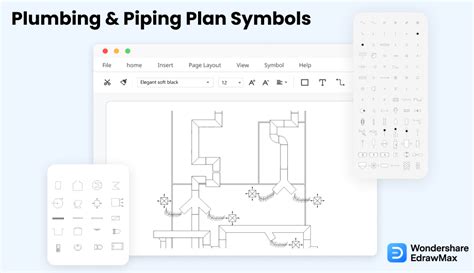 Plumbing And Piping Symbols And Meanings Edrawmax