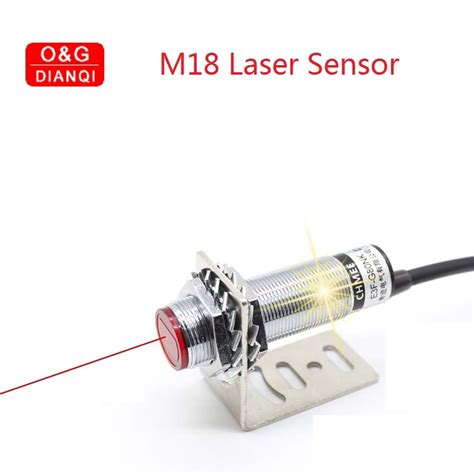 Laser Sensor Photoelectric Switch 80cm Diffuse Reflection Infrared
