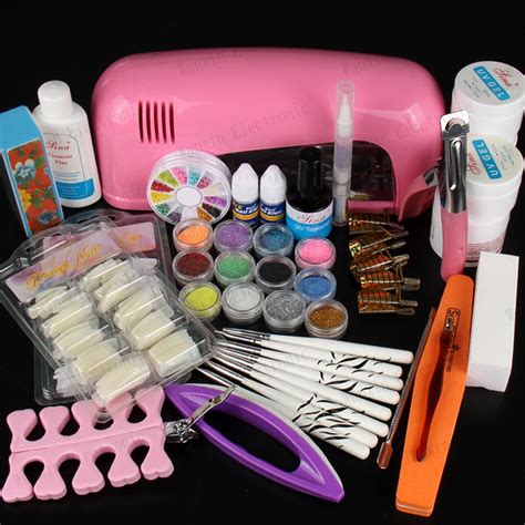 Free Shipping Professional Nail Art Kit Color Uv Gel Full Set Uv Gel