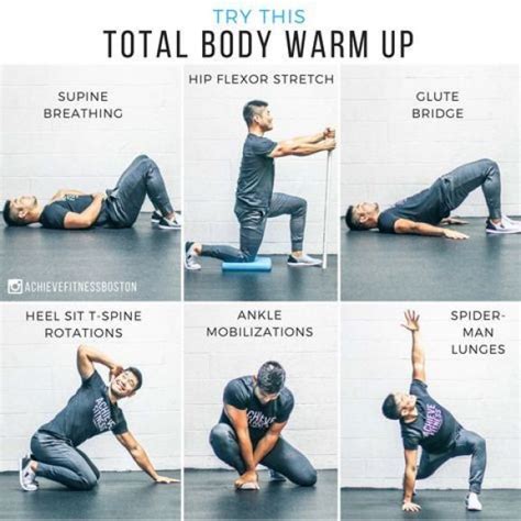 Try This Total Body Warm Up Quick Total Body Warm Up For You All These Six Drills Help To Work