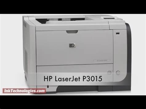 هو hp p2015 طابعة ليزر أحادية اللون كبيرة مثالية للمكاتب الصغيرة أو المنزلية. HP LaserJet P3015 Instructional Video - YouTube