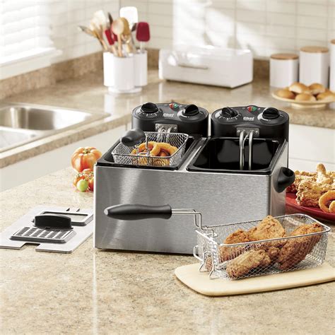 Chef Tested Double Tank Deep Fryer By Montgomery Ward Montgomery Ward