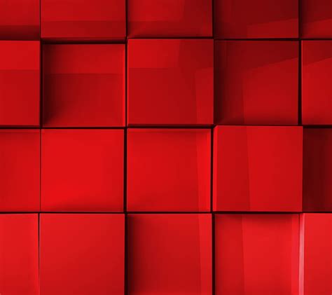 1366x768px 720p Free Download Red Cubes 3d Abstract Art Cubes