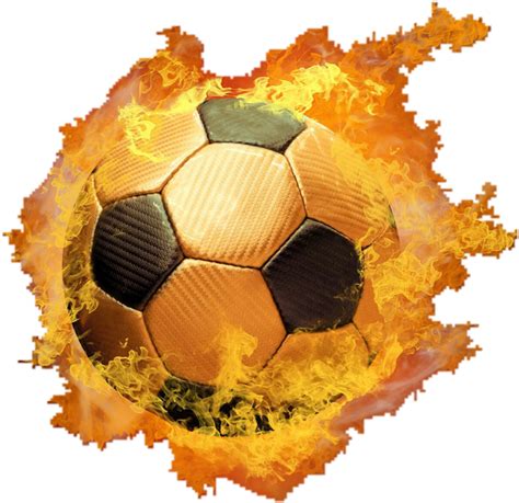 Download Transparent Soccer Ball On Fire Clipart Fire Ball Png Hd