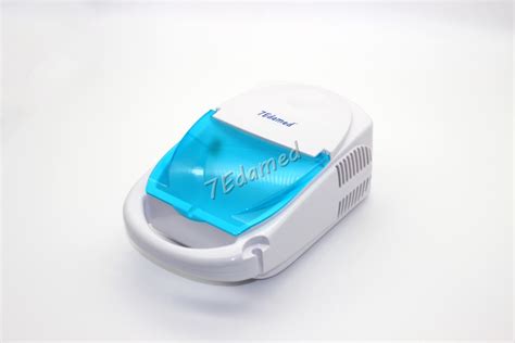 Attach the mouthpiece to the top of the nebulizer cup. nebulizer