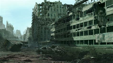 Ruin Urban Cityscape Apocalyptic Hd Wallpapers Desktop And Mobile