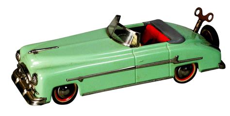 Tin Wind Up Toy Car 1954 Oldsmobile Convertible