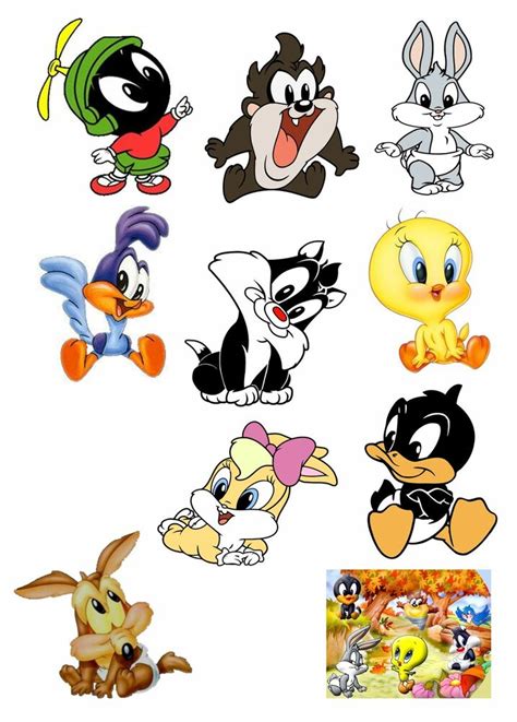 Baby Looney Tunes Mini Iron On Transfers 2x25 Approx