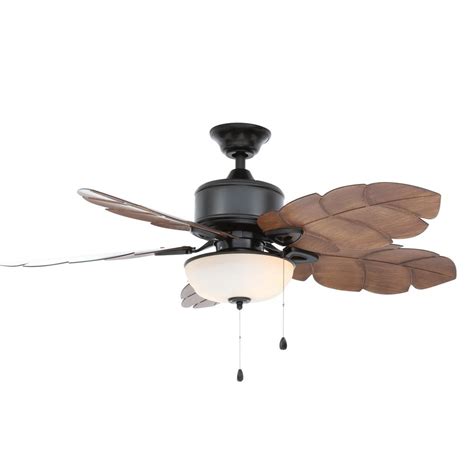 Our favorite home depot ceiling fans. Hunter Mill Valley 52 in. LED Outdoor Matte Silver Ceiling ...