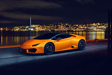 Lamborghini Huracan Lp580 Night Photoshoot Hd Cars 4k