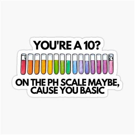 Chemistry Ph Scale Meme Sticker For Sale By Colormazing Redbubble