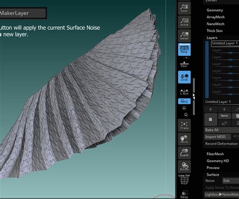 Artstation Detail Helper Quickly Manage Zbrush Layers With Details