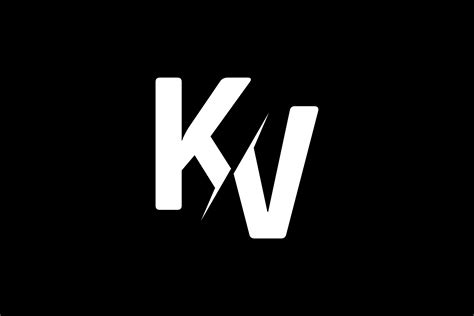 Monogram Kv Logo Design Illustration Par Greenlines Studios · Creative