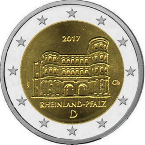 Shop4euro Deutschland 2017 J 2 € Gedenkmünze Porta Nigra