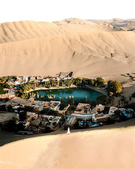 Desert Oasis Huacachina Peru Highest Sand Dunes In South America In