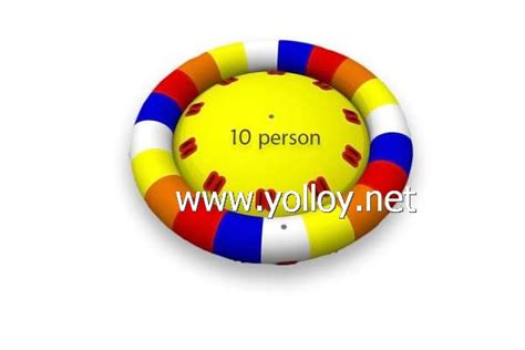 Yolloy Rotating Inflatable Towables Saturn Rocker For Sale