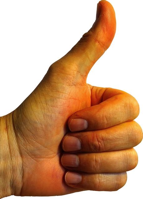 Free Stock Photo Thumb Thumbs Up Finger Free Image On Pixabay 456698