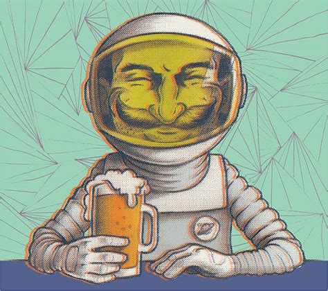 Astronaut Beer Illustrations Royalty Free Vector Graphics And Clip Art