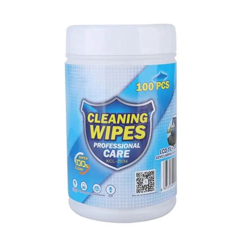 100pcs Screen Disinfecting Cleaning Wipes Tablets Laptop Notebook