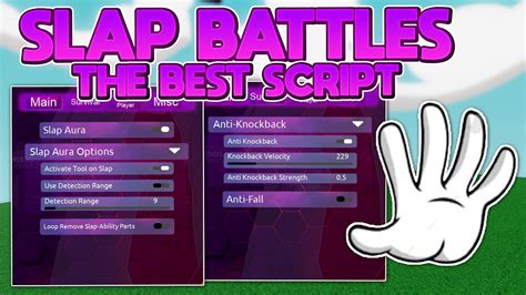 Roblox Slap Battles Script Hack Gui Slap Aura Auto Farm Anti Fall