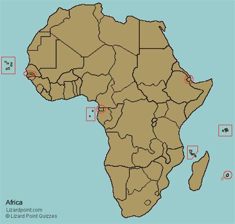 Africa geography map 20 terms. Customize a geography quiz - Africa countries | Lizard Point