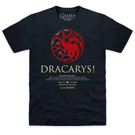 Game Of Thrones Dracarys T Shirt 2019 New Streetwear Mens Short
