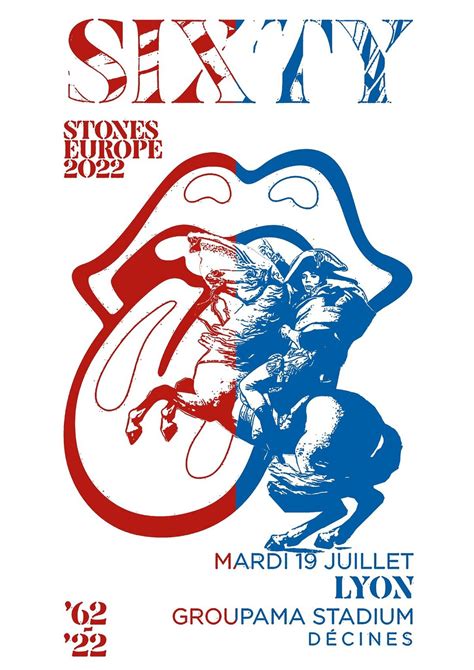 Rolling Stones Sixty Europe 2022 Tour Posters