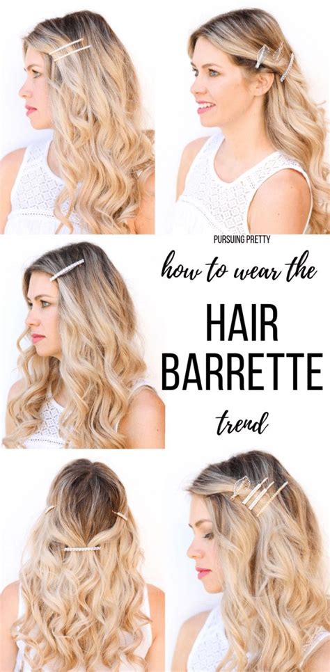 Using lullabellz super thick 8 piece extensions | eleise. How to Wear the HAIR BARRETTE Trend! 5 pretty hairstyles ...