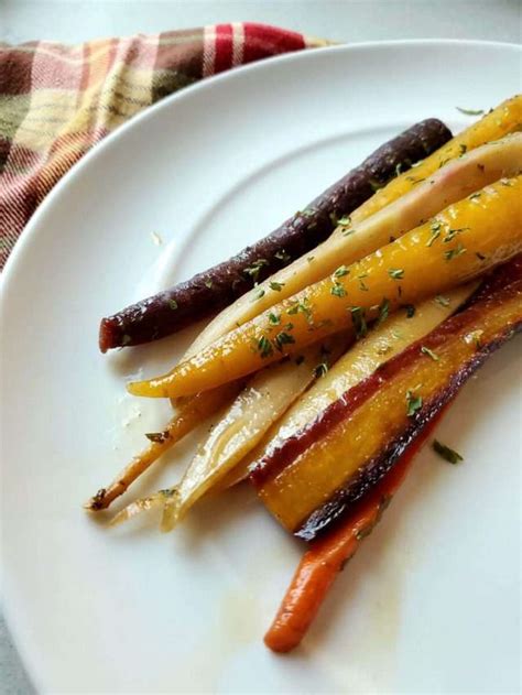 Roasted Tri Color Carrots Recipe With Maple Honey Glaze Grace In My Space