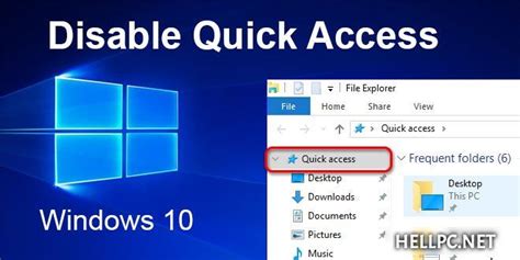 How To Disable ‘quick Access In Windows 10 Windows 10 Computer