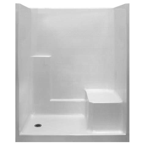 Free continential shipping to your home. Ella Standard 33 in. x 60 in. x 77 in. 1-Piece Low ...