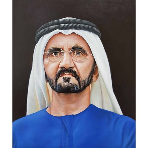 portrait of sheikh mohammed bin rashid al maktoum monda gallery